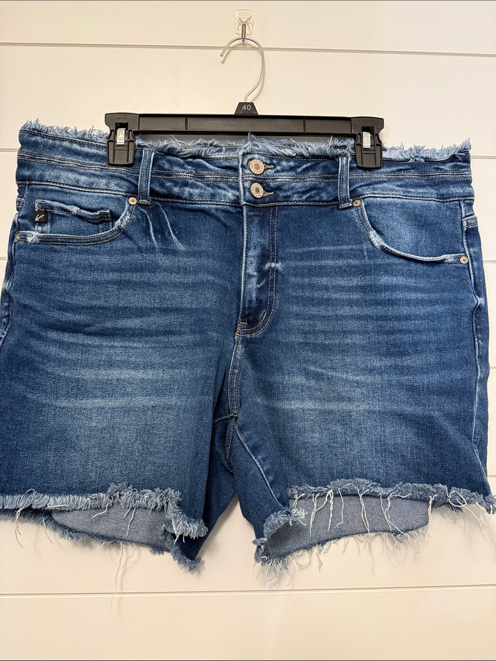 Maurices Exclusive Kancan Distressed Denim Shorts